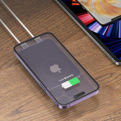 Baterie Externa Wireless Proove Hoodman, 10000mAh, 20W, PD + FQI, 1 x QI - 1 x USB-C, Gri PBH120010003