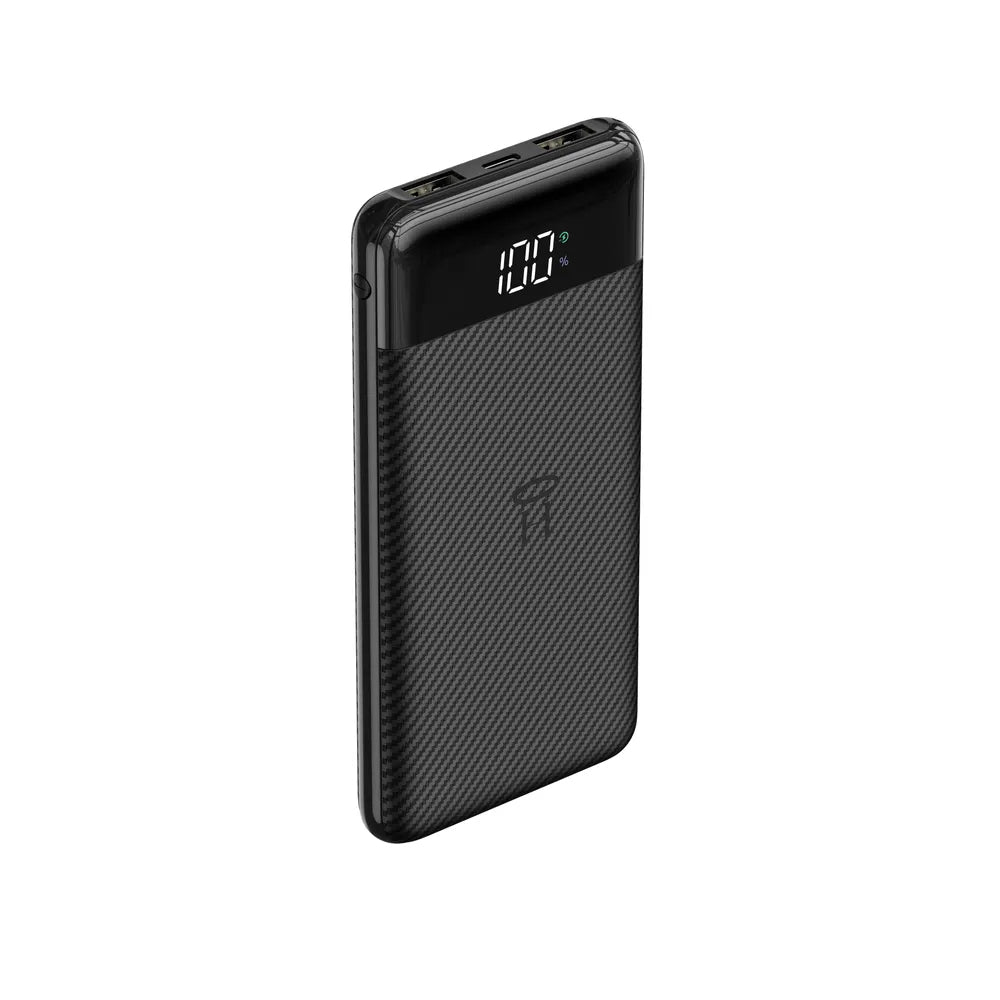 Baterie Externa Veger L11, 10000mAh, 2 x USB-A, Neagra