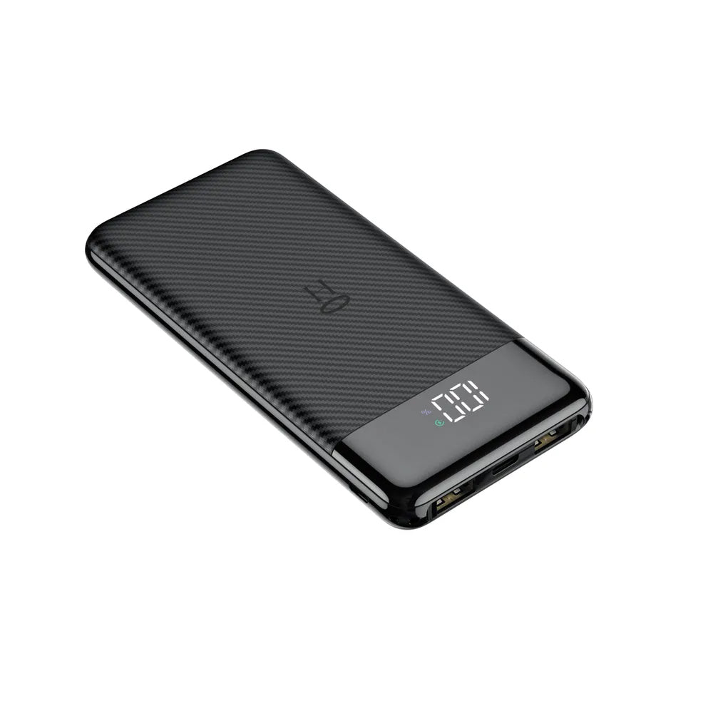Baterie Externa Veger L11, 10000mAh, 2 x USB-A, Neagra