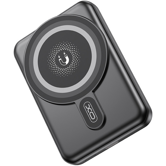 Baterie Externa Wireless XO Design PR264, 10000mAh, 20W, PD + FQI, 1 x QI - 1 x USB-C, Neagra, Resigilata