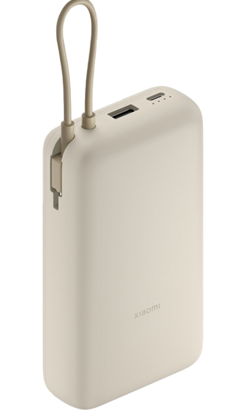 Baterie Externa Xiaomi, 20000mAh, 33W, QC + PD, 1 x USB-A - 2 x USB-C, Bej BHR8851GL