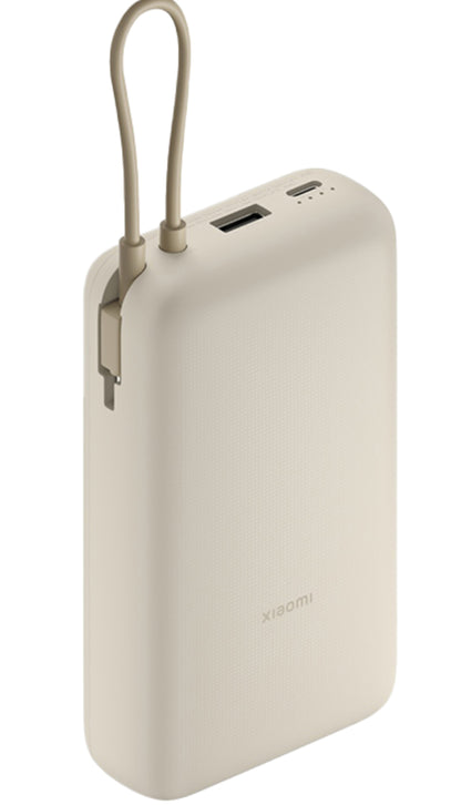 Baterie Externa Xiaomi, 20000mAh, 33W, QC + PD, 1 x USB-A - 2 x USB-C, Bej BHR8851GL