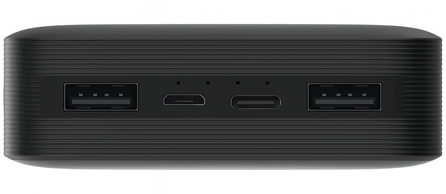 Baterie Externa Xiaomi, 20000mAh, 18W, QC, 2 x USB-A, Neagra PB200LZM