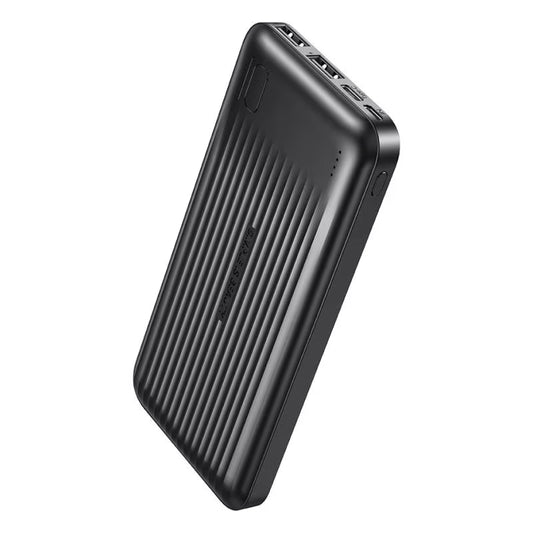 Baterie Externa XO Design PB301, 10000mAh, 10W, 2 x USB-A, Neagra