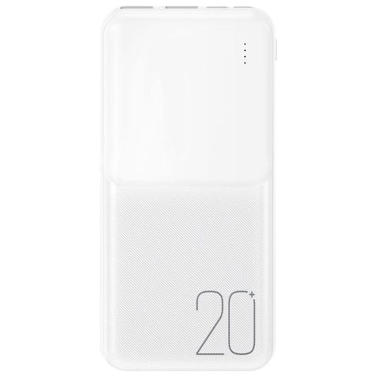 Baterie Externa XO Design PR252, 20000mAh, 10W, 2 x USB-A, Alba