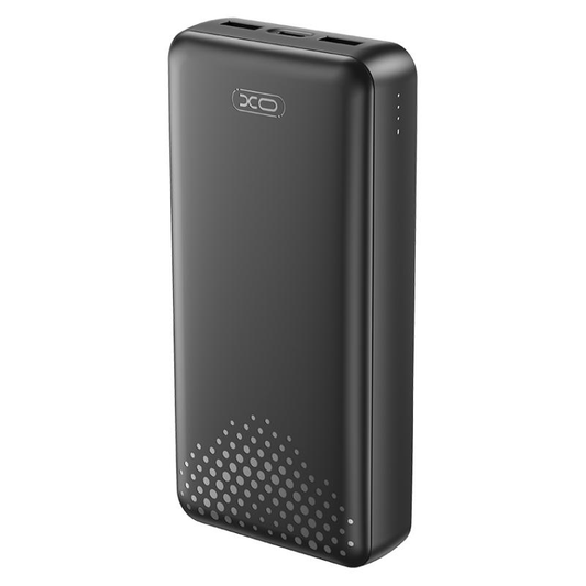 Baterie Externa XO Design PB313, 20000mAh, 10W, 2 x USB-A, Neagra