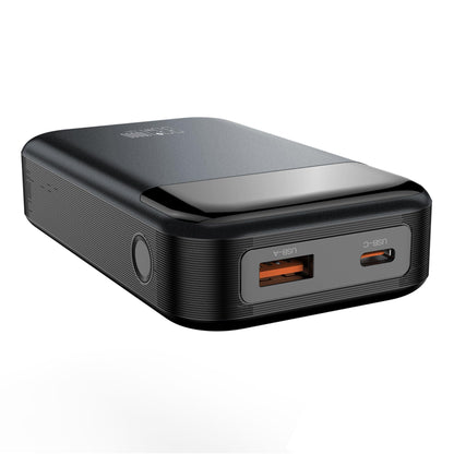 Baterie Externa XO Design PR232, 10000mAh, 33W, QC + PD, 1 x USB-A - 1 x USB-C, Neagra