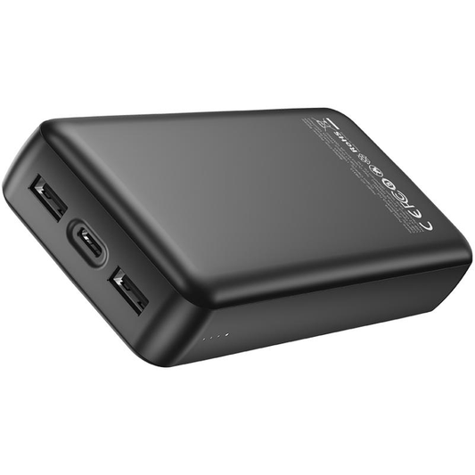 Baterie Externa XO Design PB313, 20000mAh, 10W, 2 x USB-A, Neagra