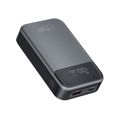 Baterie Externa XO Design PR232, 10000mAh, 33W, QC + PD, 1 x USB-A - 1 x USB-C, Neagra
