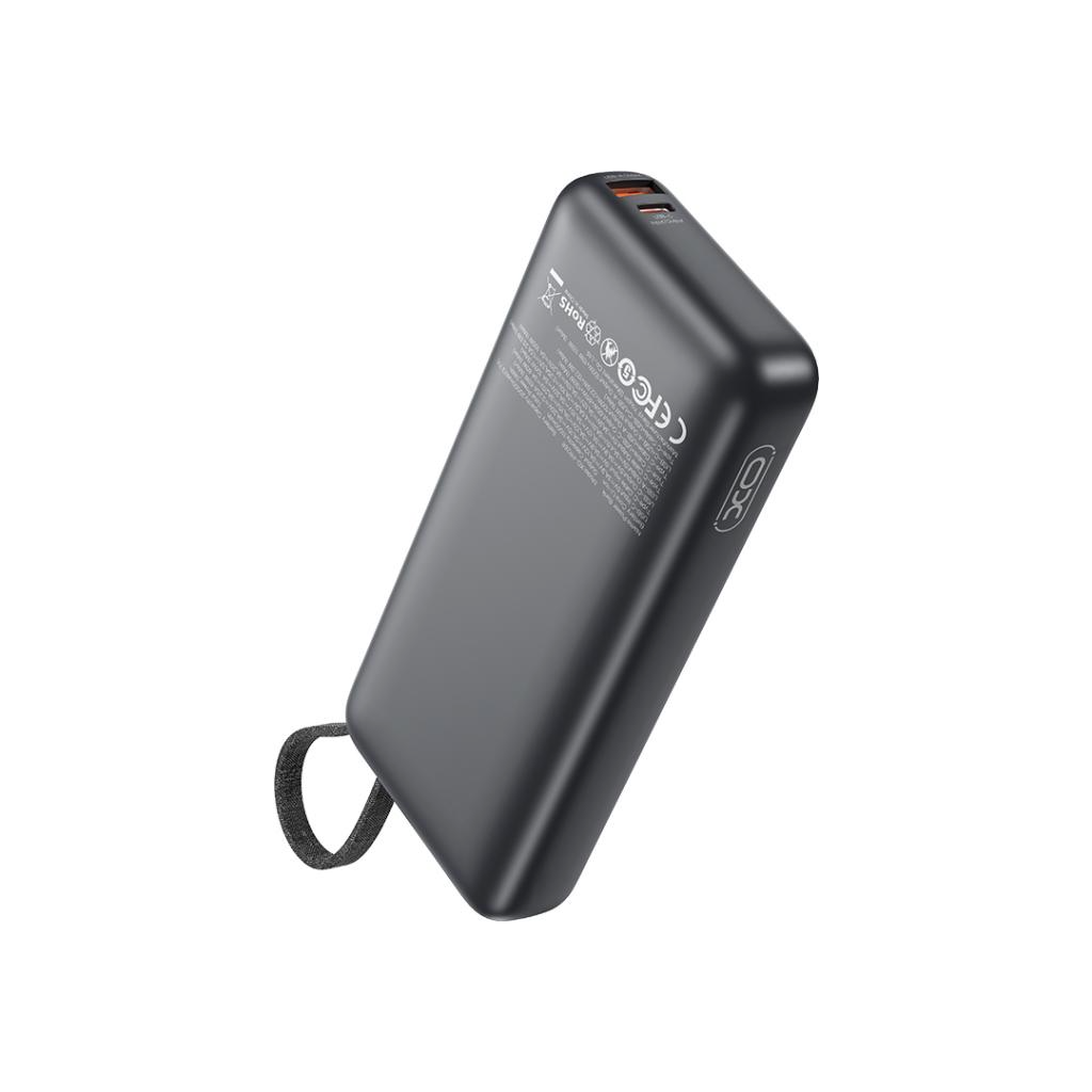 Baterie Externa XO Design PR268, 20000mAh, 130W, QC + PD, 1 x USB-A - 2 x USB-C, Gri