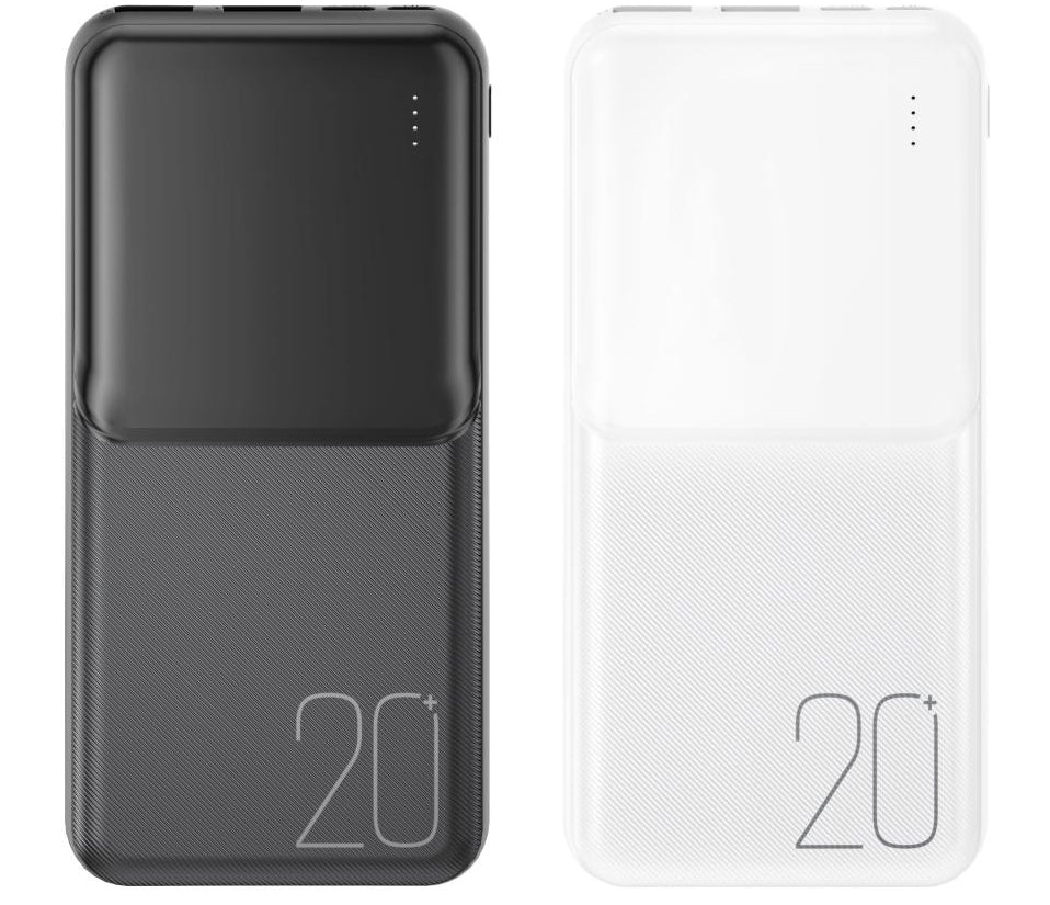 Baterie Externa XO Design PR252, 20000mAh, 10W, 2 x USB-A, Neagra