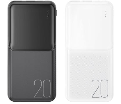 Baterie Externa XO Design PR252, 20000mAh, 10W, 2 x USB-A, Neagra