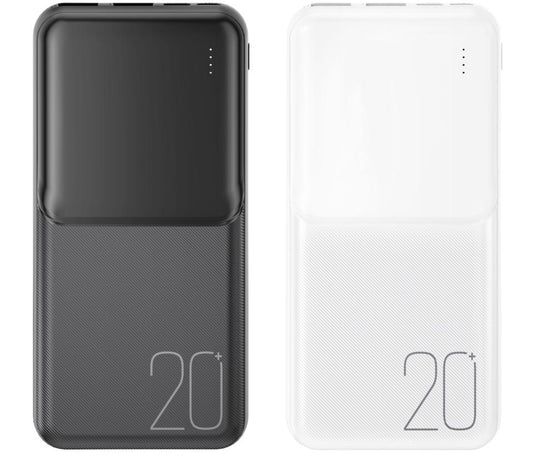 Baterie Externa XO Design PR252, 20000mAh, 10W, 2 x USB-A, Neagra