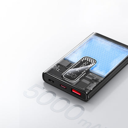 Baterie Externa Yesido YP92, 5000mAh, 22.5W, QC + PD, 1 x USB-A - 1 x USB-C, Neagra