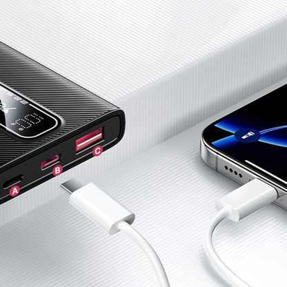 Baterie Externa Yesido YP92, 5000mAh, 22.5W, QC + PD, 1 x USB-A - 1 x USB-C, Neagra