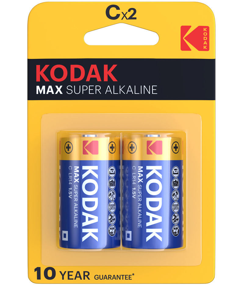 Baterie Kodak Max Alkaline, LR14 Set 2 bucati