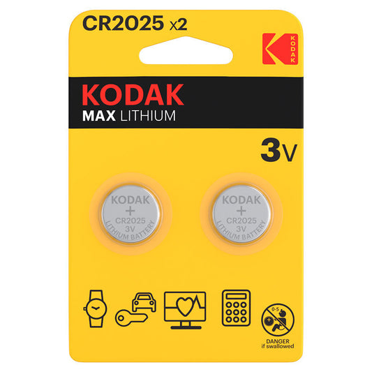 Baterie Kodak Max, CR2025, Set 2 bucati
