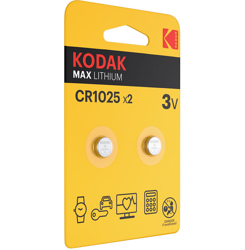Baterie Kodak Max Lithium, CR2025, Set 2 bucati