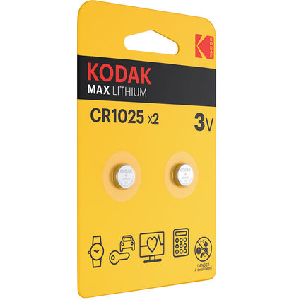Baterie Kodak Max Lithium, CR2025, Set 2 bucati