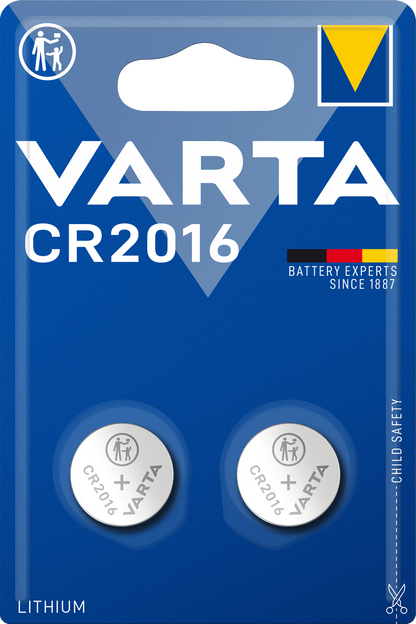 Baterie Varta, CR2016, zestaw 2 sztuk