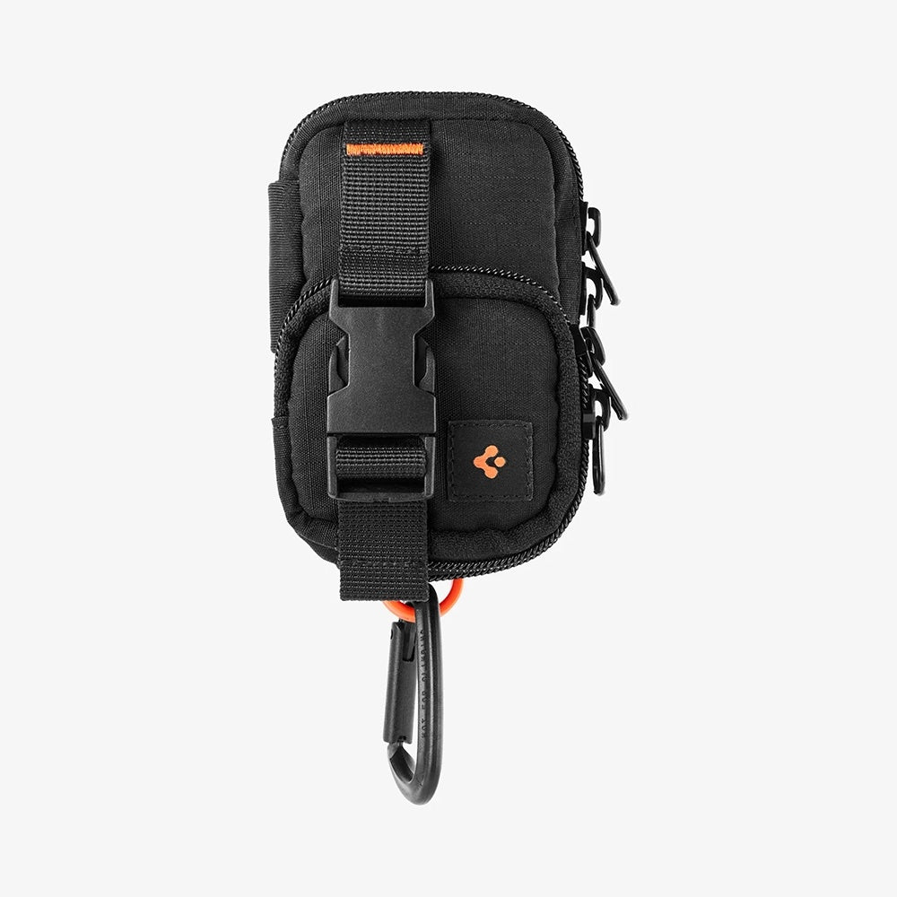 Borseta Universala MagSafe pentru Telefon, Spigen, Snap Zip, Neagra