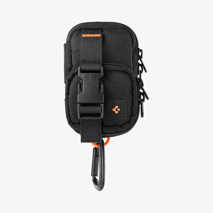 Borseta Universala MagSafe pentru Telefon, Spigen, Snap Zip, Neagra