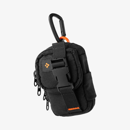 Borseta Universala MagSafe pentru Telefon, Spigen, Snap Zip, Neagra