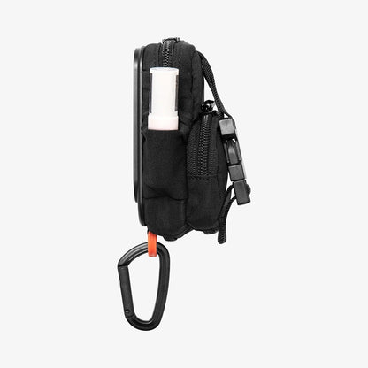 Borseta Universala MagSafe pentru Telefon, Spigen, Snap Zip, Neagra