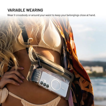 Borseta Waterproof Fixed, Universala, Bej