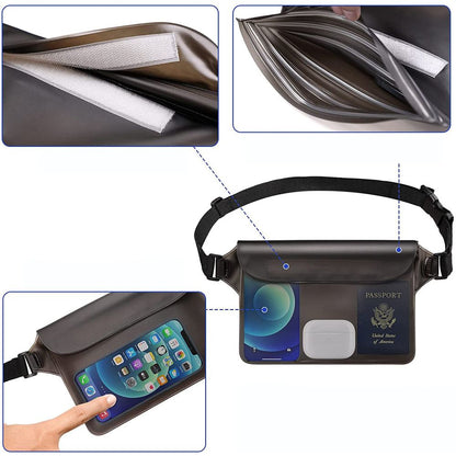 Borseta Waterproof Techsuit, Universala, Albastra