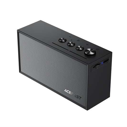 Boxa Bluetooth Acefast K9 Go, 7W, TWS, RGB, Waterproof, Neagra