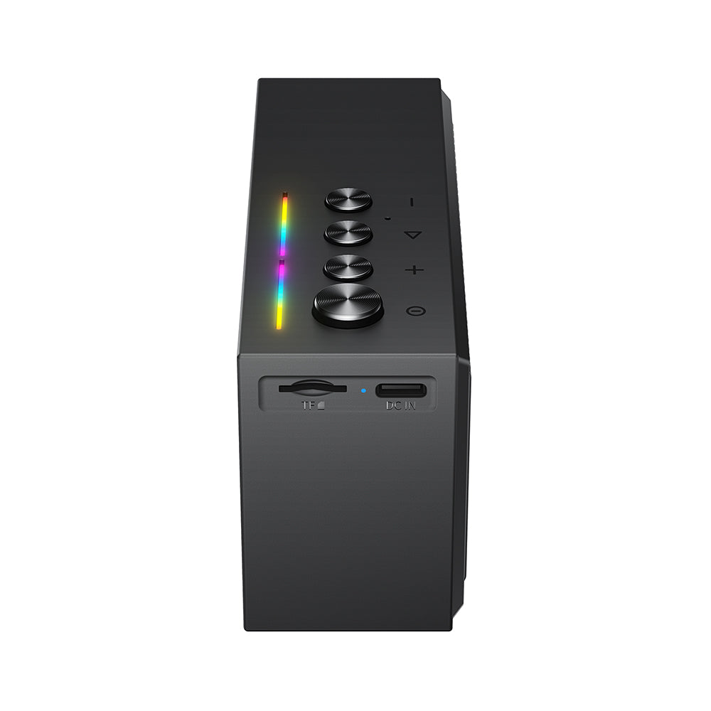 Boxa Bluetooth Acefast K9 Go, 7W, TWS, RGB, Waterproof, Neagra