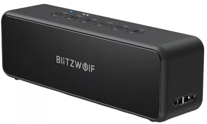 Boxa Bluetooth BlitzWolf BW-WA4, 30W, TWS, Waterproof, Neagra
