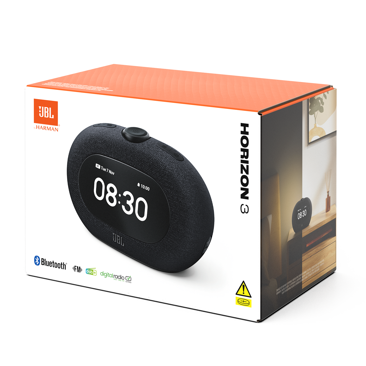Boxa Bluetooth JBL Horizon 3, 2 x 5W, Pro Sound, Neagra JBLHORIZON3BLK