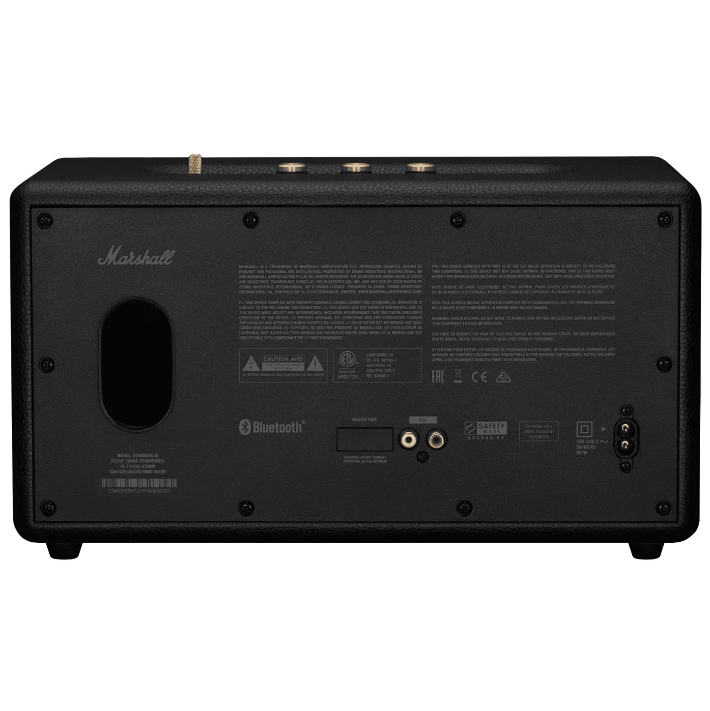 Boxa Bluetooth Marshall Stanmore III, 80W, Neagra, Resigilata