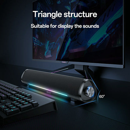 Boxa Bluetooth Yesido YSW27, 10W, RGB, Neagra