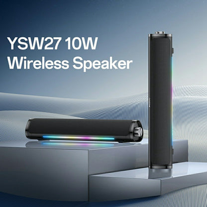 Boxa Bluetooth Yesido YSW27, 10W, RGB, Neagra