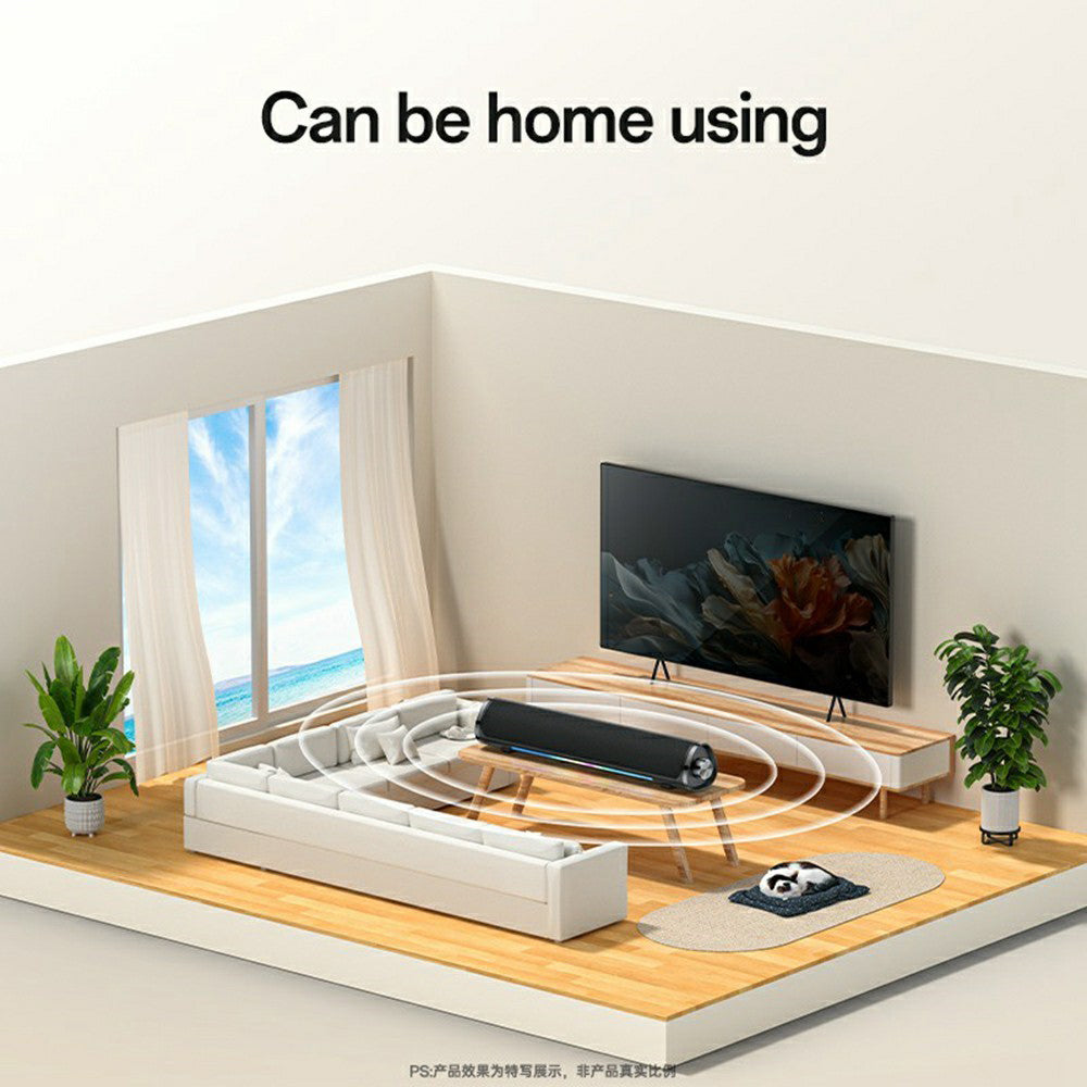 Boxa Bluetooth Yesido YSW27, 10W, RGB, Neagra