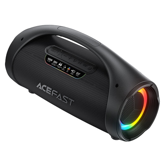 Boxa Portabila Bluetooth Acefast K11 Pro, 102W, RGB, TWS, Waterproof, Neagra