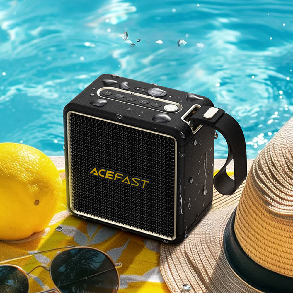 Boxa Portabila Bluetooth Acefast K3 Nano, 1 x 30W - 1 x 16W, RGB, Waterproof, Neagra