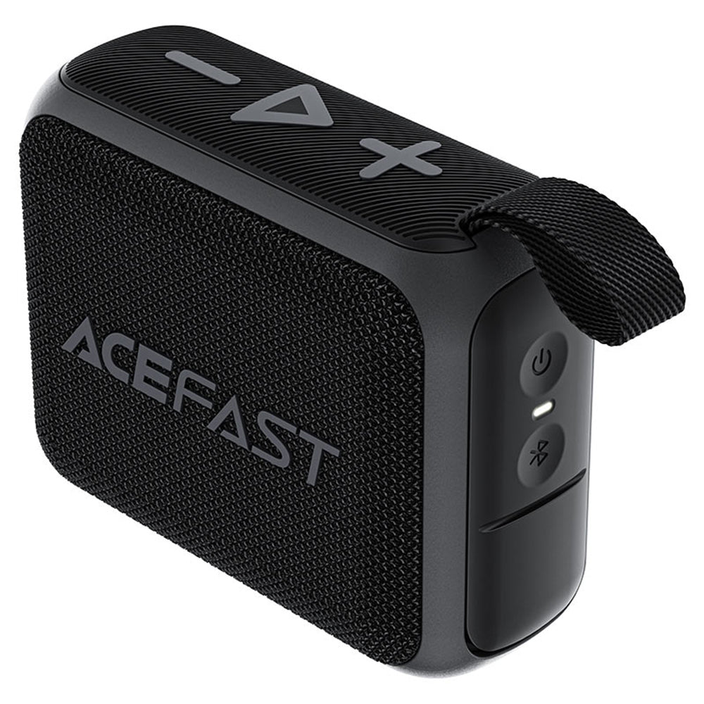 Boxa Portabila Bluetooth Acefast K4 Go, 5W, Waterproof, Neagra