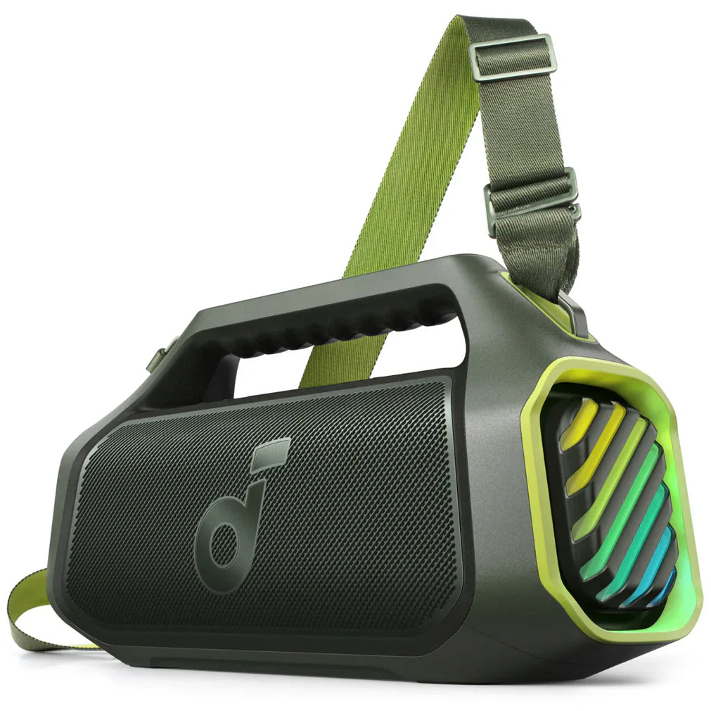 Boxa Portabila Bluetooth Anker Soundcore Boom 2 Plus, 140W, RGB, Waterproof, Verde A3134061