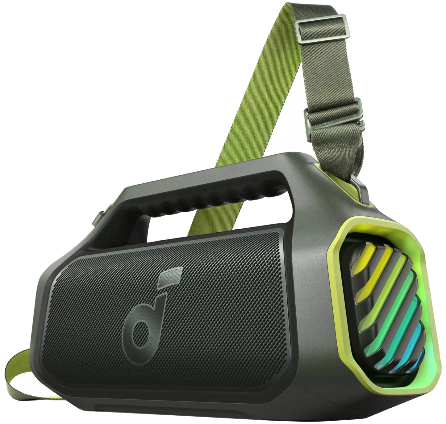 Boxa Portabila Bluetooth Anker SoundCore Boom 2 Plus New Version, 140W, TWS, RGB, Waterproof, Verde A3134062