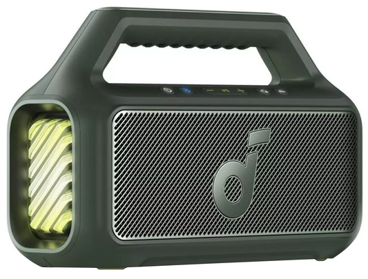 Boxa Portabila Bluetooth Anker SoundCore Boom 2 New Version, 80W, TWS, RGB, Waterproof, Verde A3138062