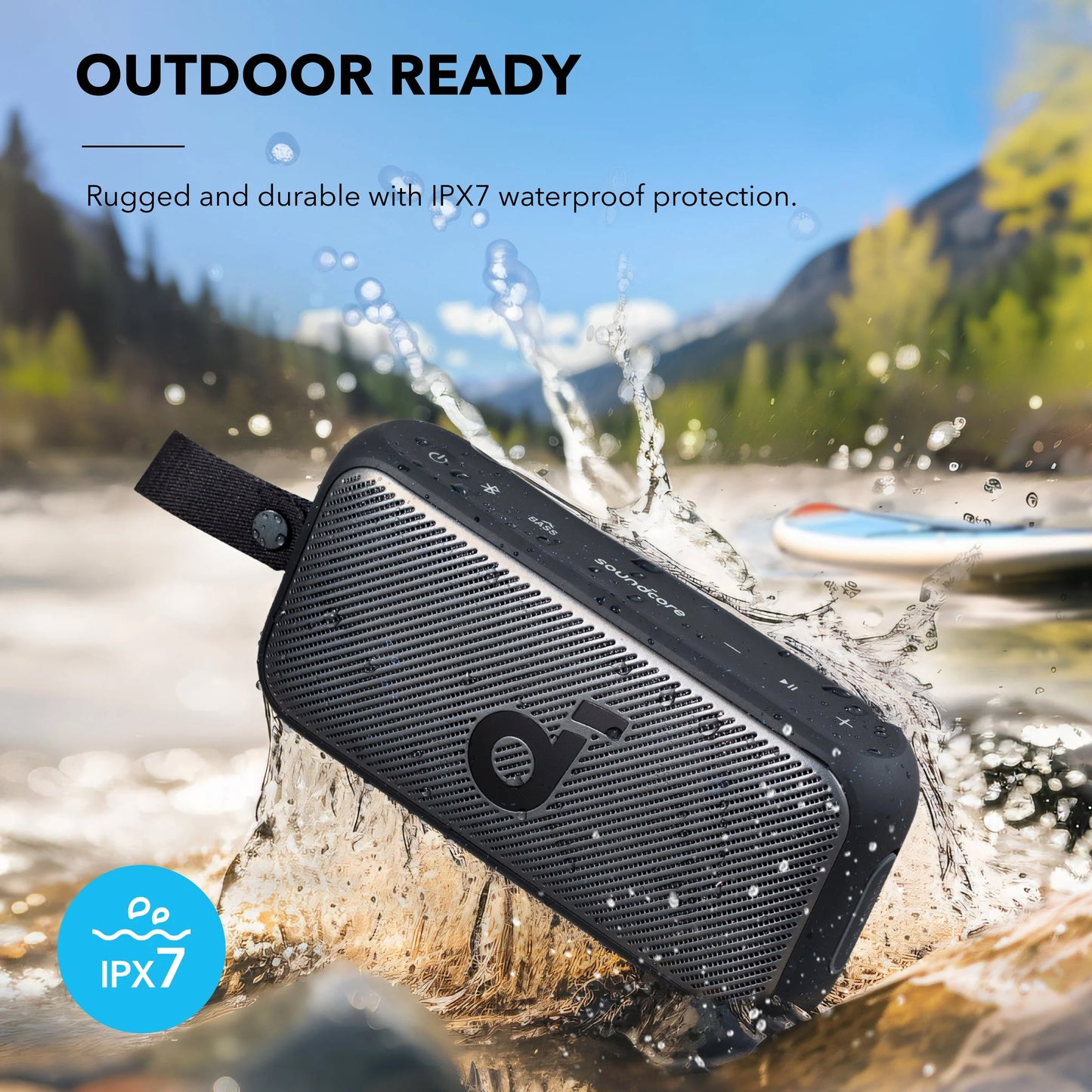 Przenośny głośnik Bluetooth Anker SoundCore Motion 300, 30W, TWS, wodoodporny, czarny A313535011 