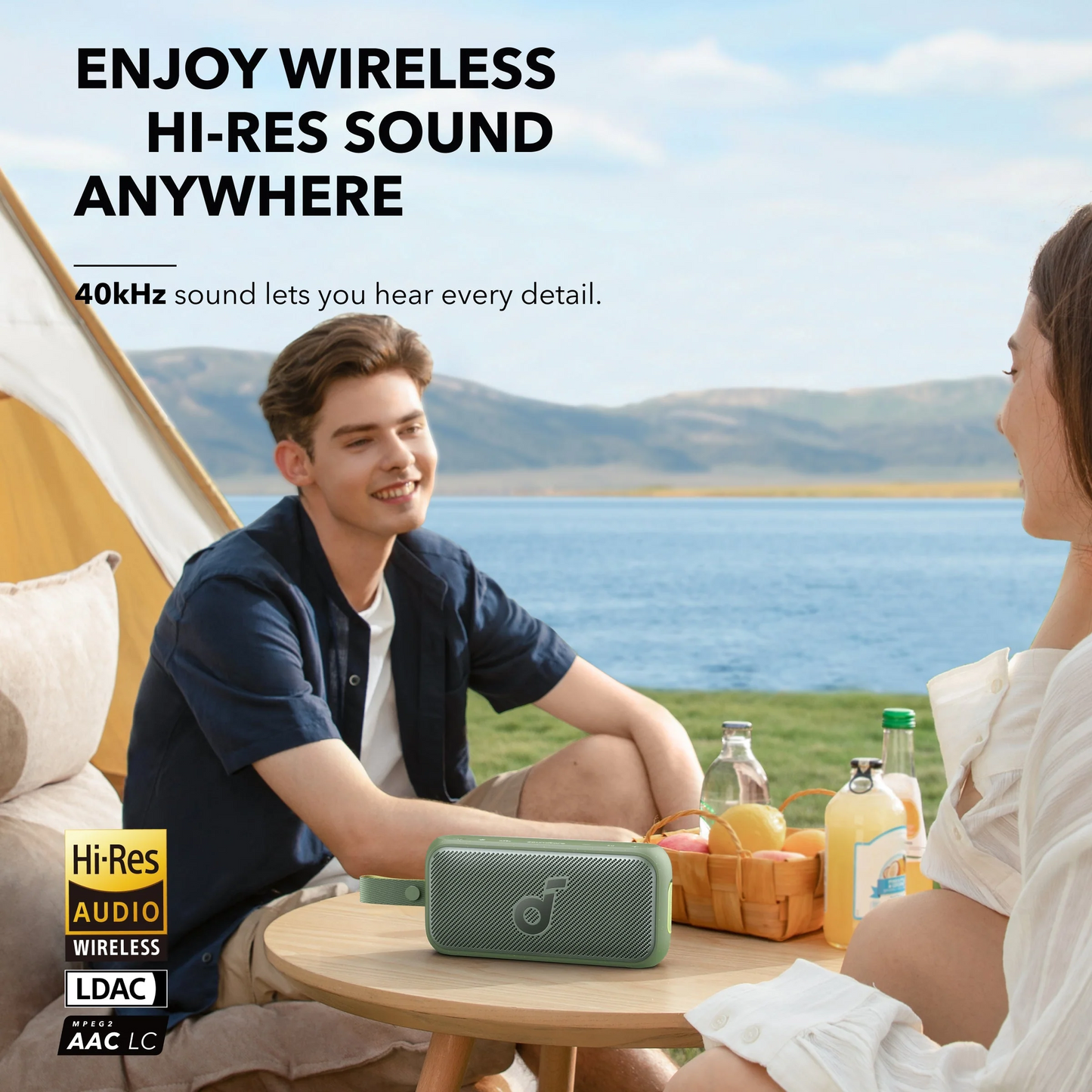 Boxa Portabila Bluetooth Anker SoundCore Motion 300, 30W, TWS, Waterproof, Verde A3135061