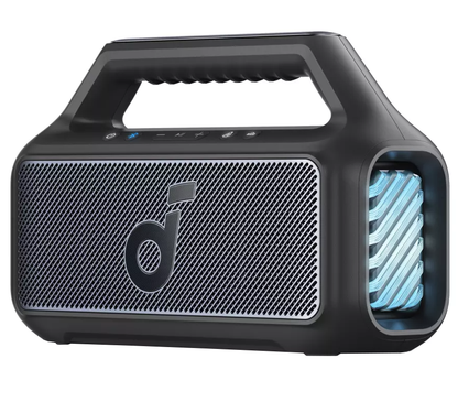 Boxa Portabila Bluetooth Anker SoundCore Boom 2 New Version, 80W, TWS, RGB, Waterproof, Neagra A3138012