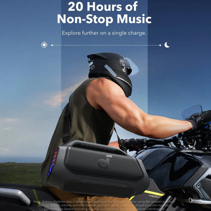 Boxa Portabila Bluetooth Anker Soundcore Boom 2 Plus, 140W, TWS, RGB, Waterproof, Neagra A3134011