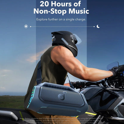 Boxa Portabila Bluetooth Anker Soundcore Boom 2 Plus, 140W, RGB, Waterproof, Albastra A3134031