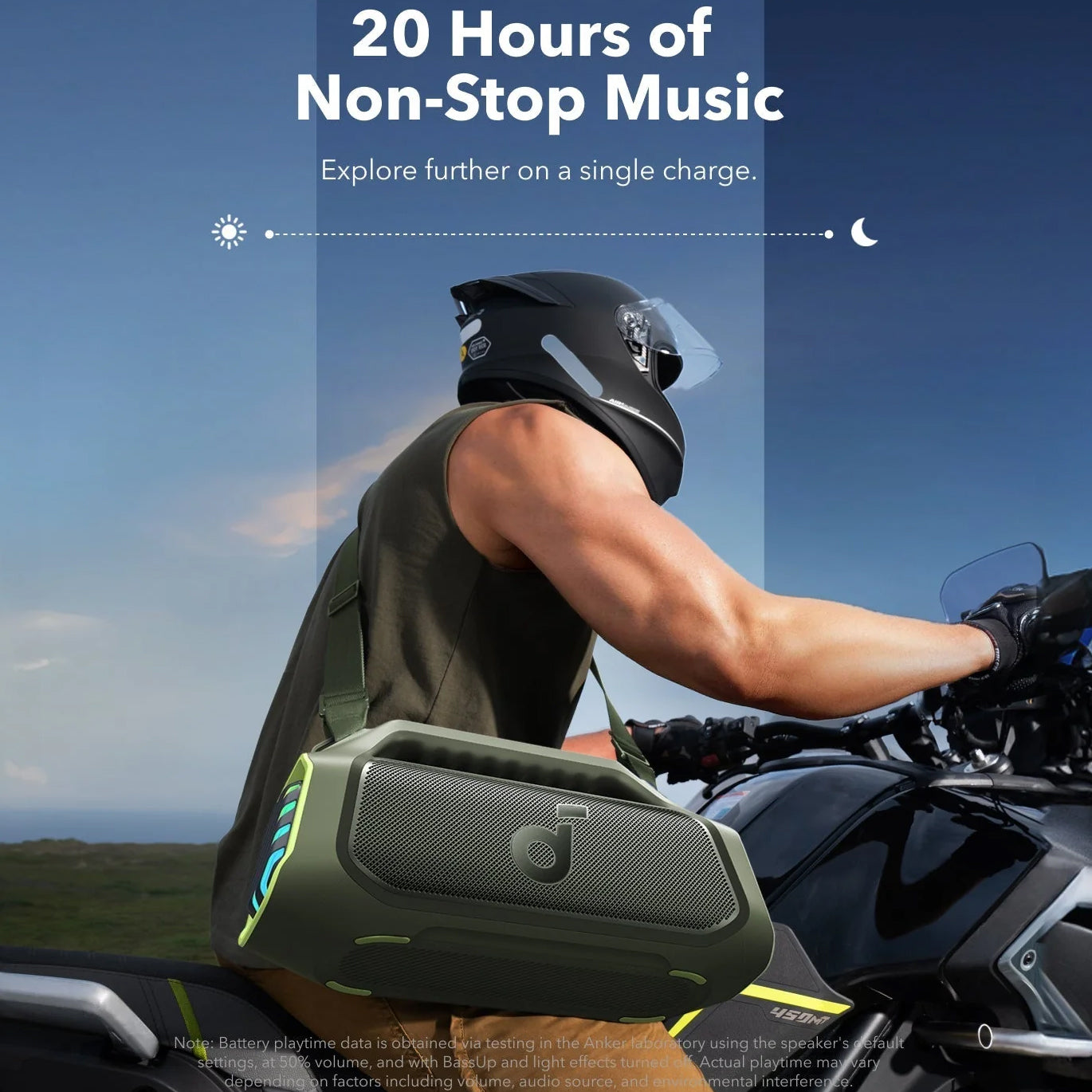 Boxa Portabila Bluetooth Anker Soundcore Boom 2 Plus, 140W, RGB, Waterproof, Verde A3134061